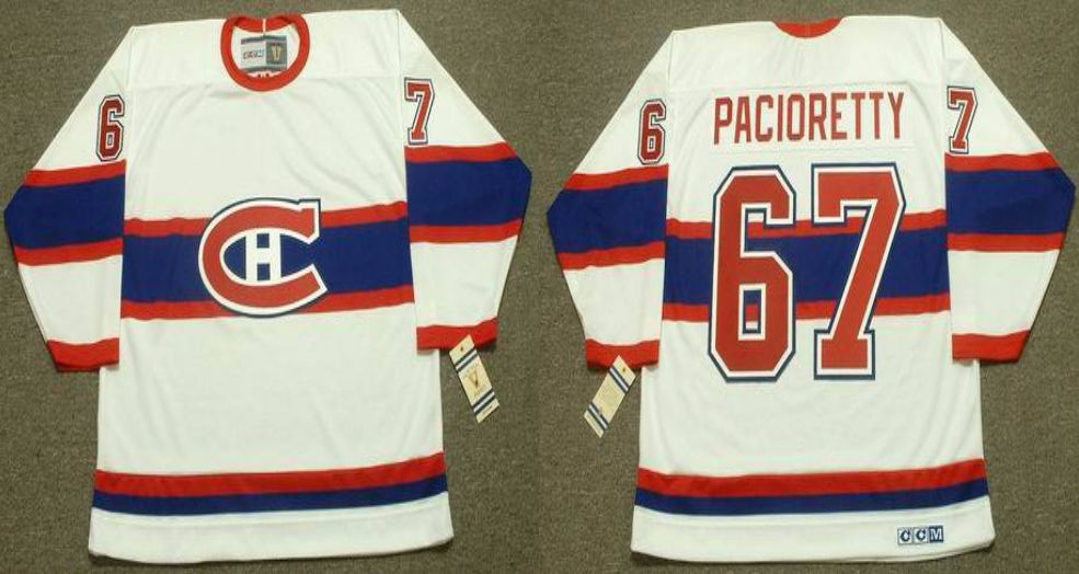2019 Men Montreal Canadiens #67 Pacioretty White CCM NHL jerseys->montreal canadiens->NHL Jersey